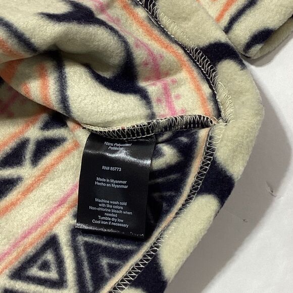 O’Neill Fleece Pullover Jacket NWT Multi Color Hood Quarter Zip XL - Picture 7 of 12